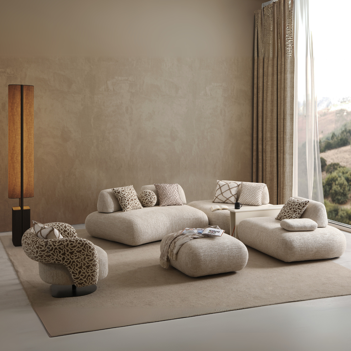 Gama de Canapele si Coltare Modulare, Nora Bucle