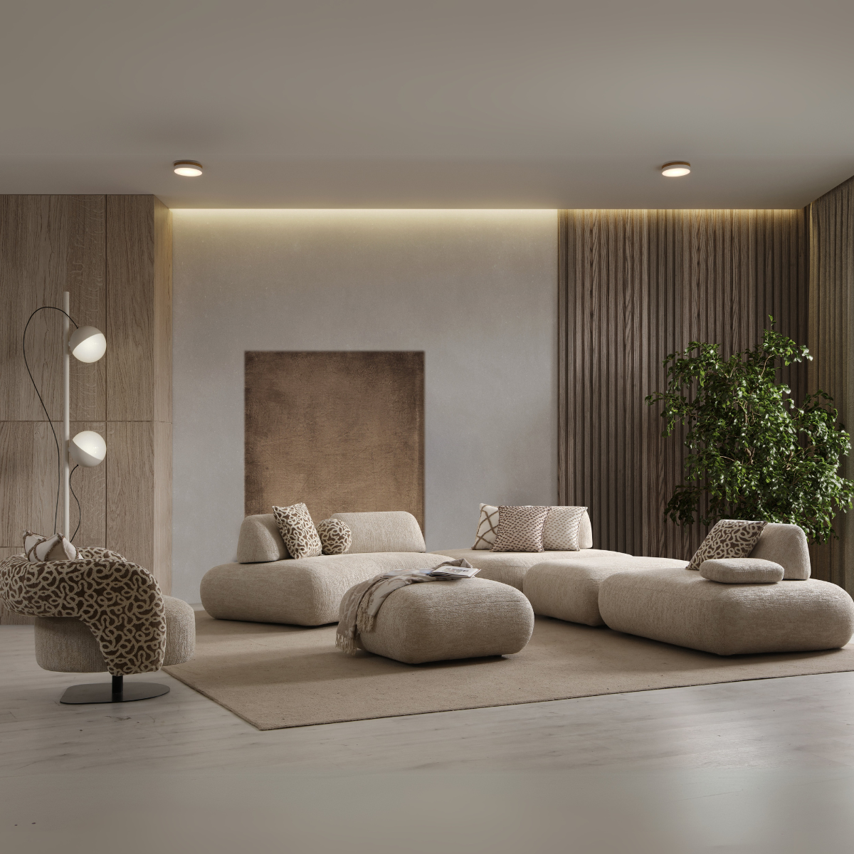 Gama de Canapele si Coltare Modulare, Nora Bucle