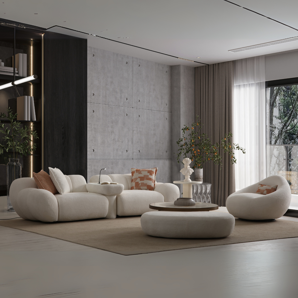 Canapea Moderna Bucle, Molivo