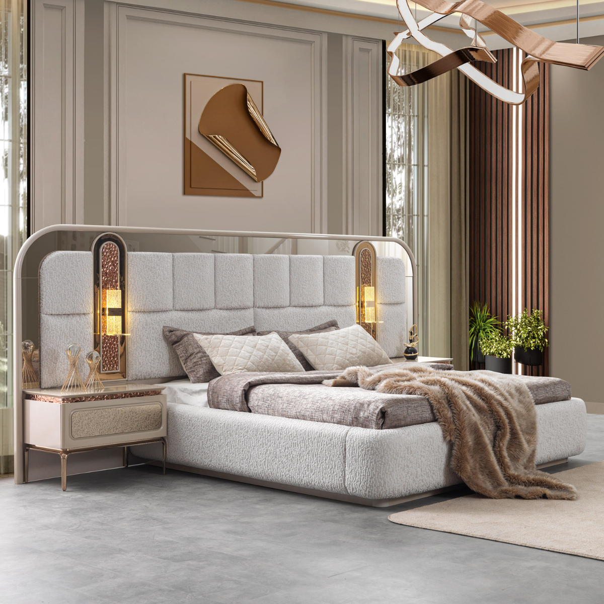 Dormitor de lux, Atlas