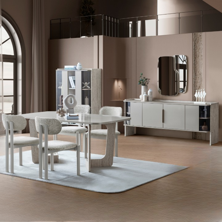 Set Masa de Dining cu Scaune, Point