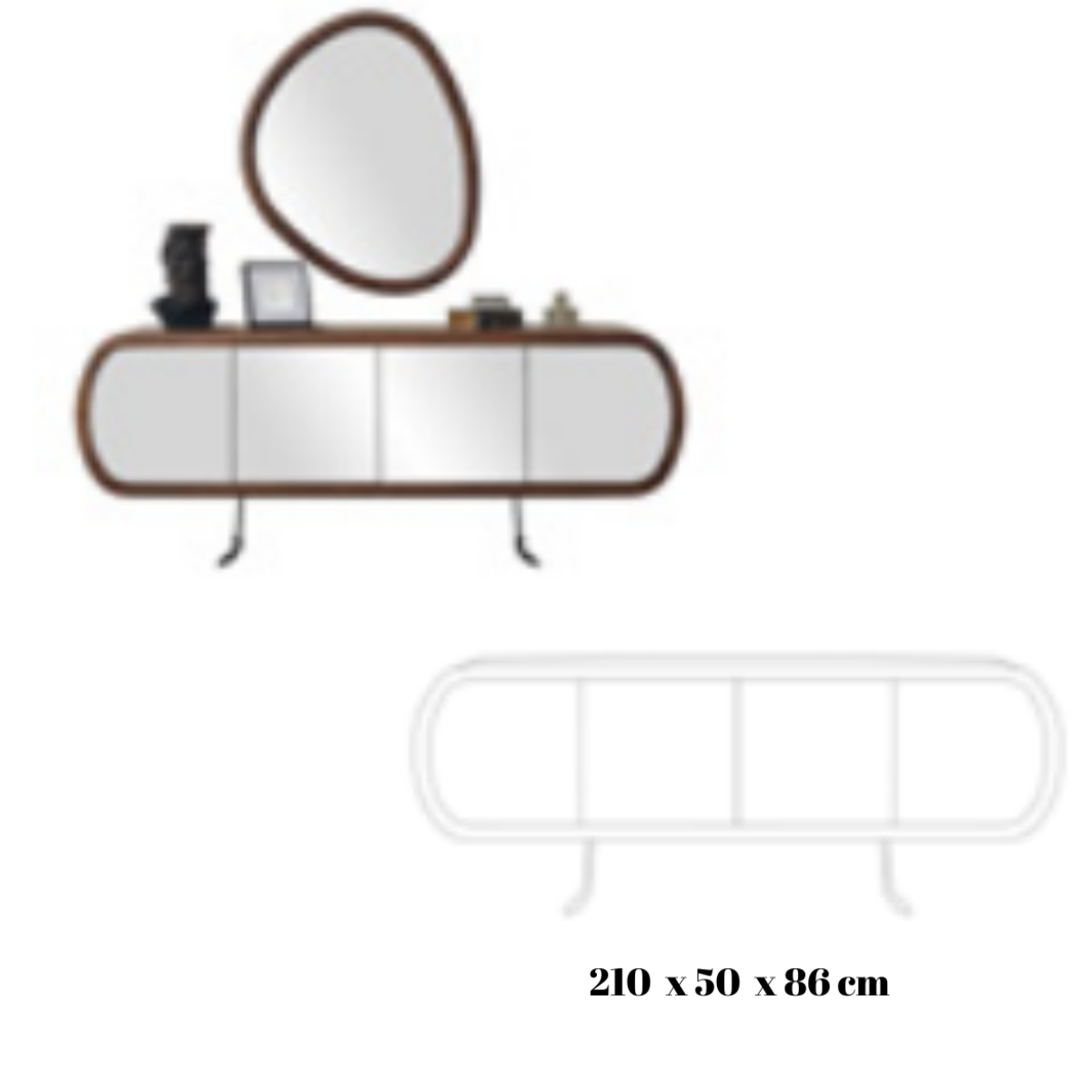 Comoda cu Oglinda, de lux New-York