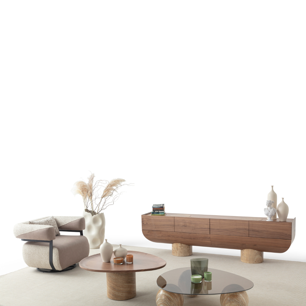 Comoda TV Moderna, Velur