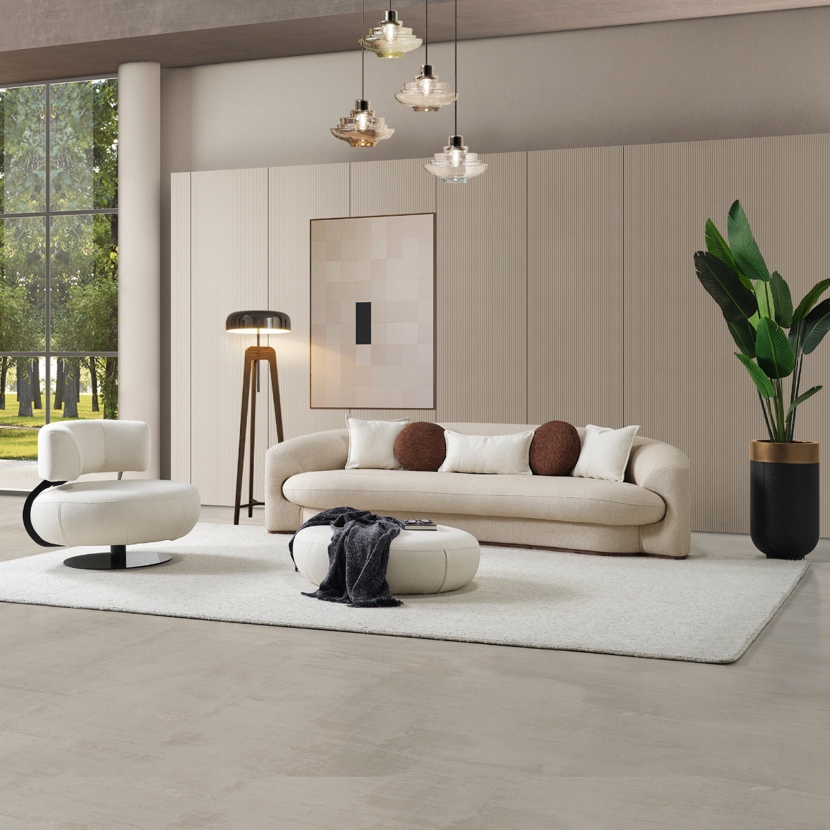 Set Canapele cu Fotolii Bucle,Vivaldi