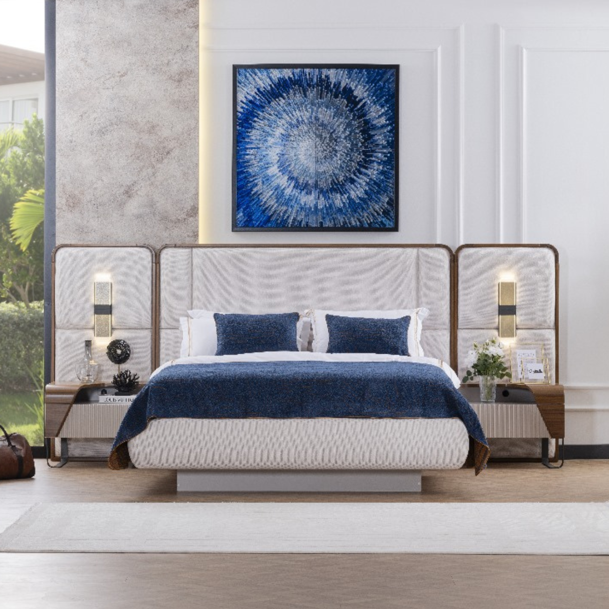 Pat Tapitat De Lux Cu Noptiere, Lisa