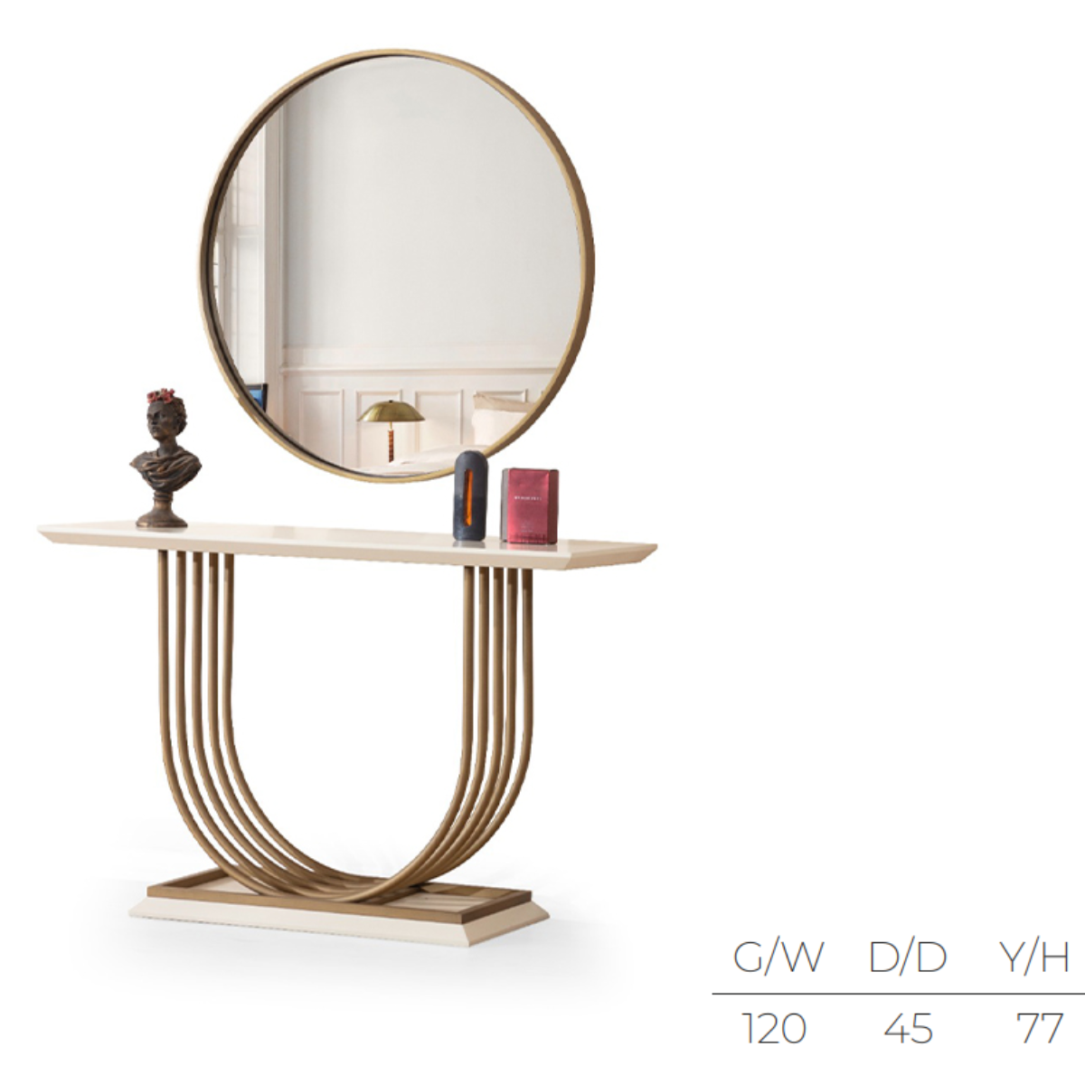 Consola cu oglinda De Lux, Panula T