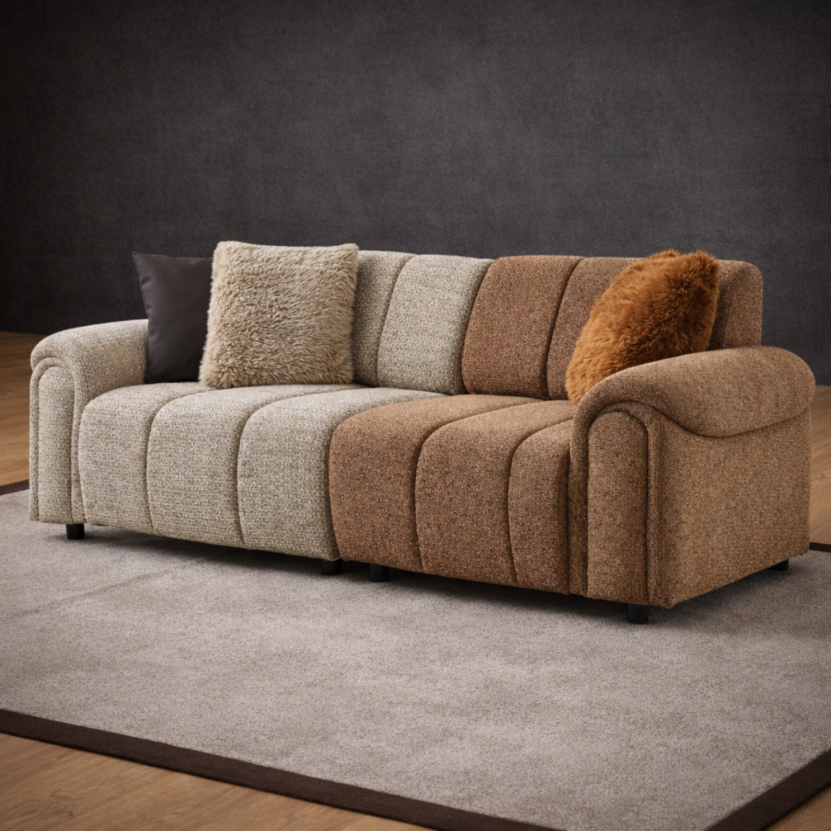 Canapea Bucle 3 locuri Lusso