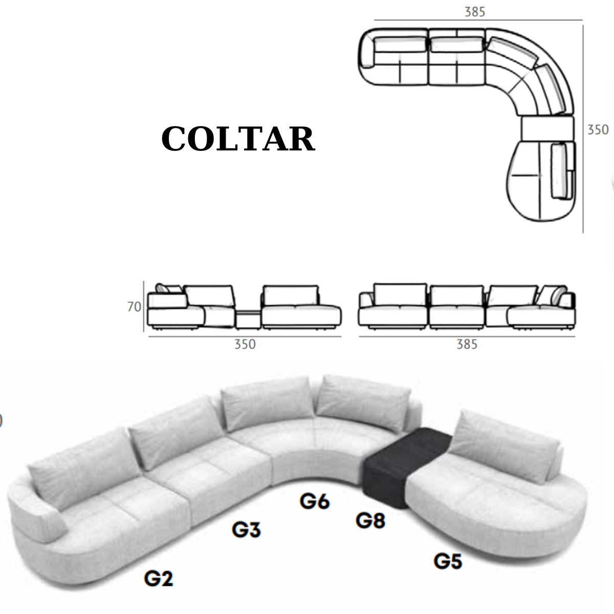 Colectia Moderna de Living si Dining, Grande