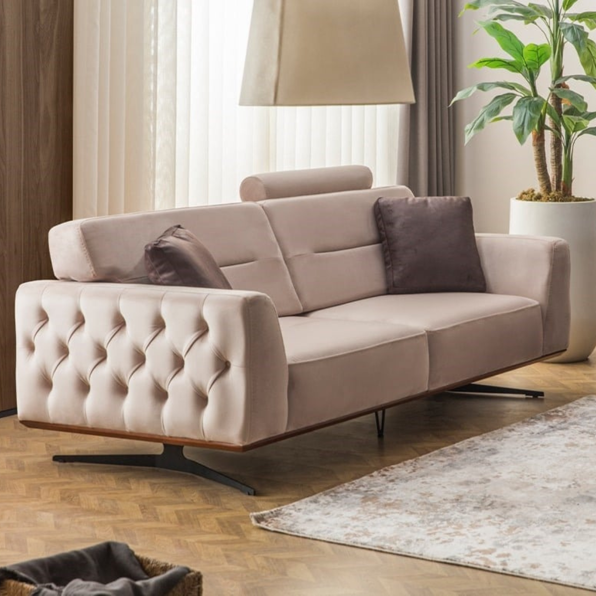 Set Canapea cu Fotolii Chester,Loft