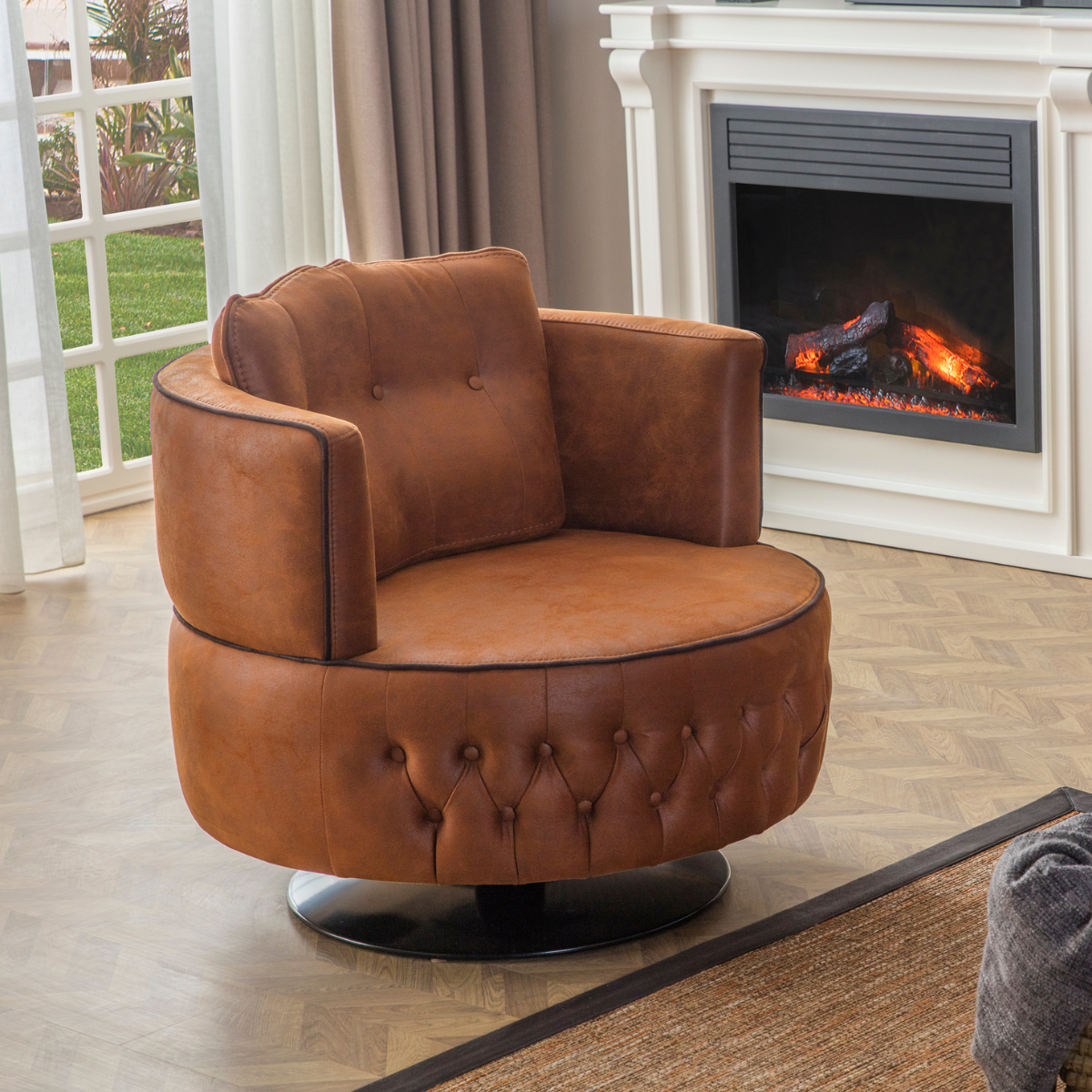 Set Canapea cu Fotolii Chester,Loft