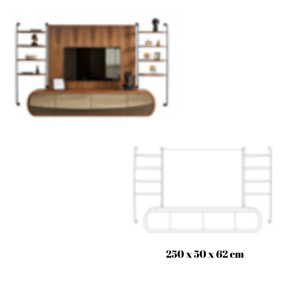 Comoda TV de Living, New-York