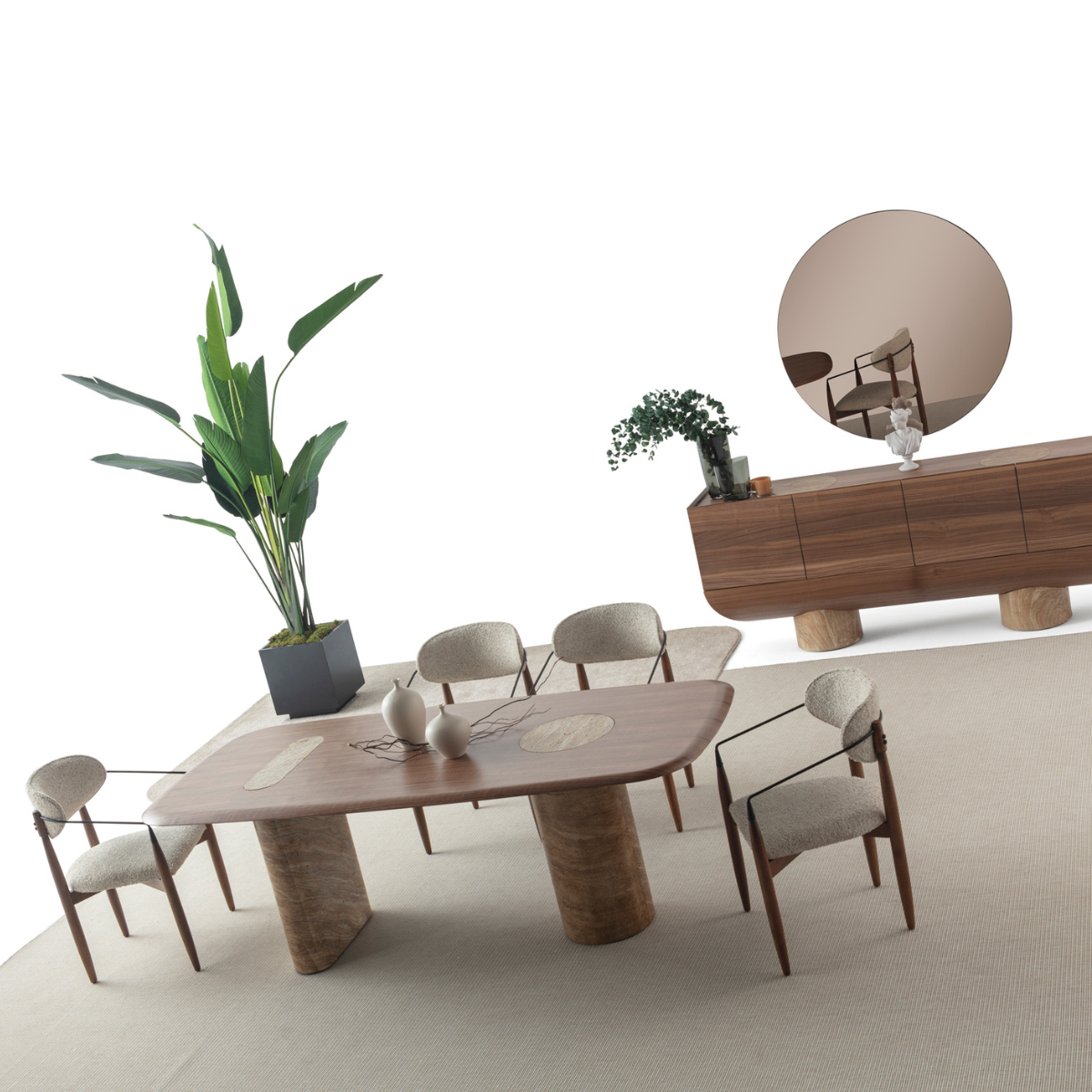 Masa De Dining Moderna, Velur