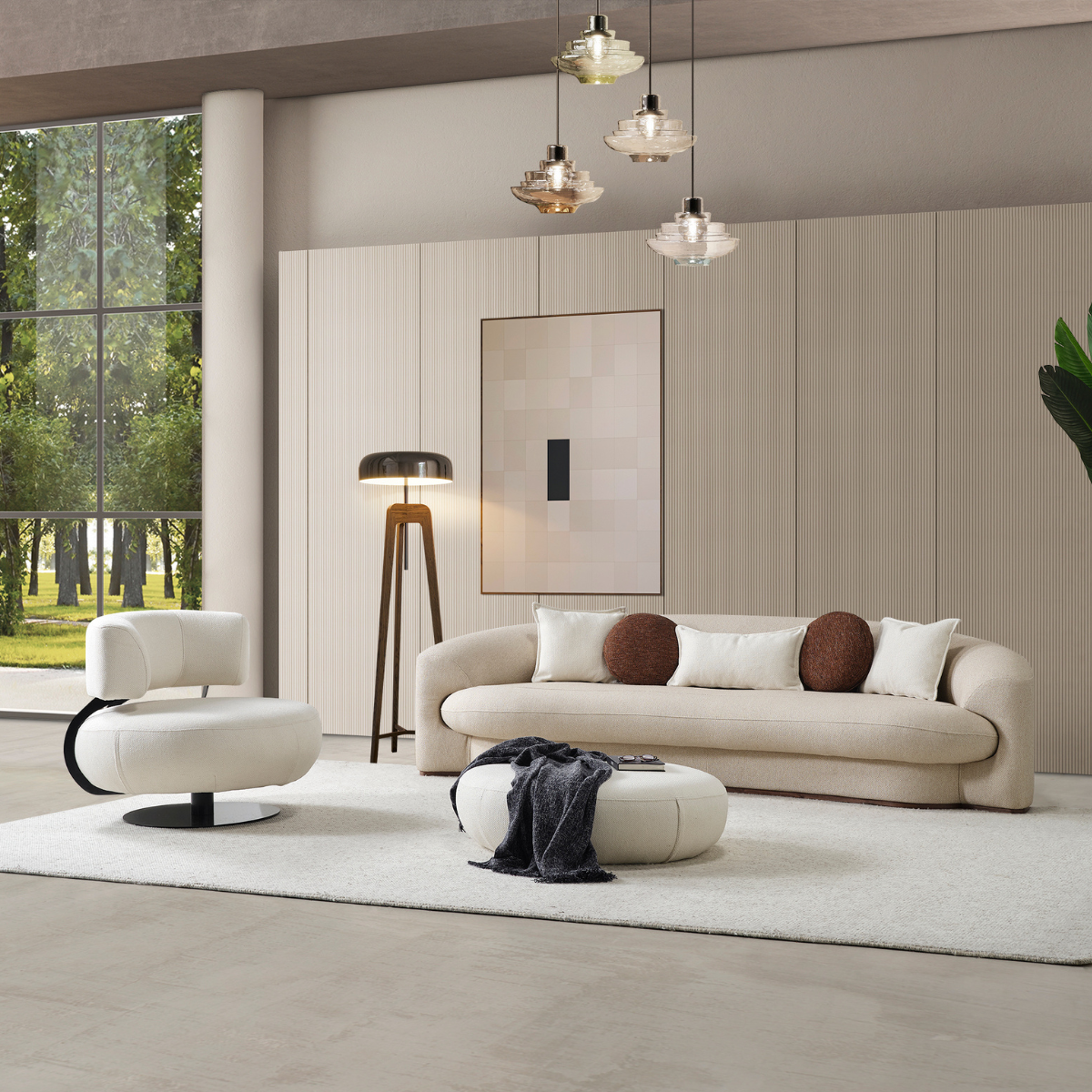 Set Canapele cu Fotolii Bucle,Vivaldi