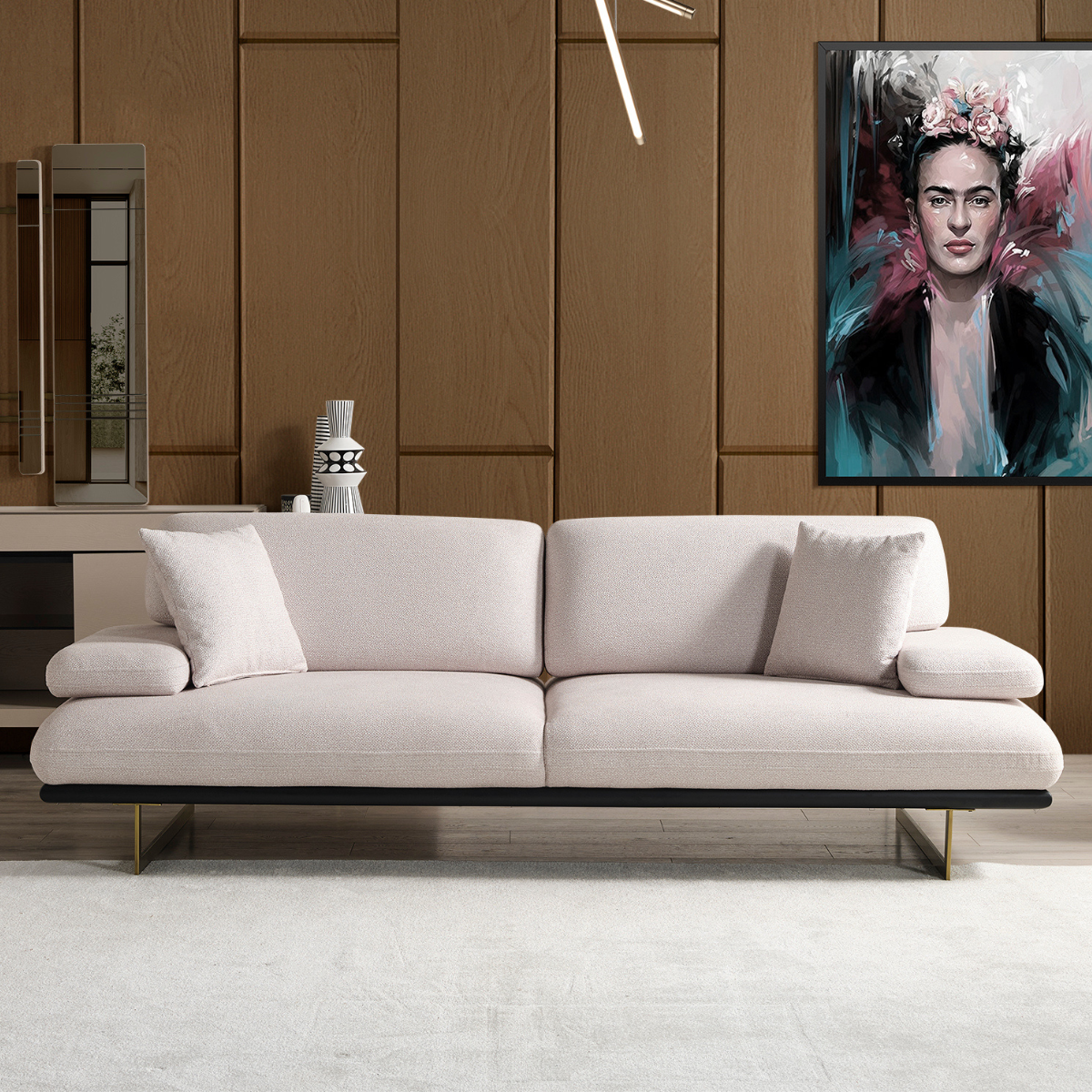 Canapea Bucle, Freda