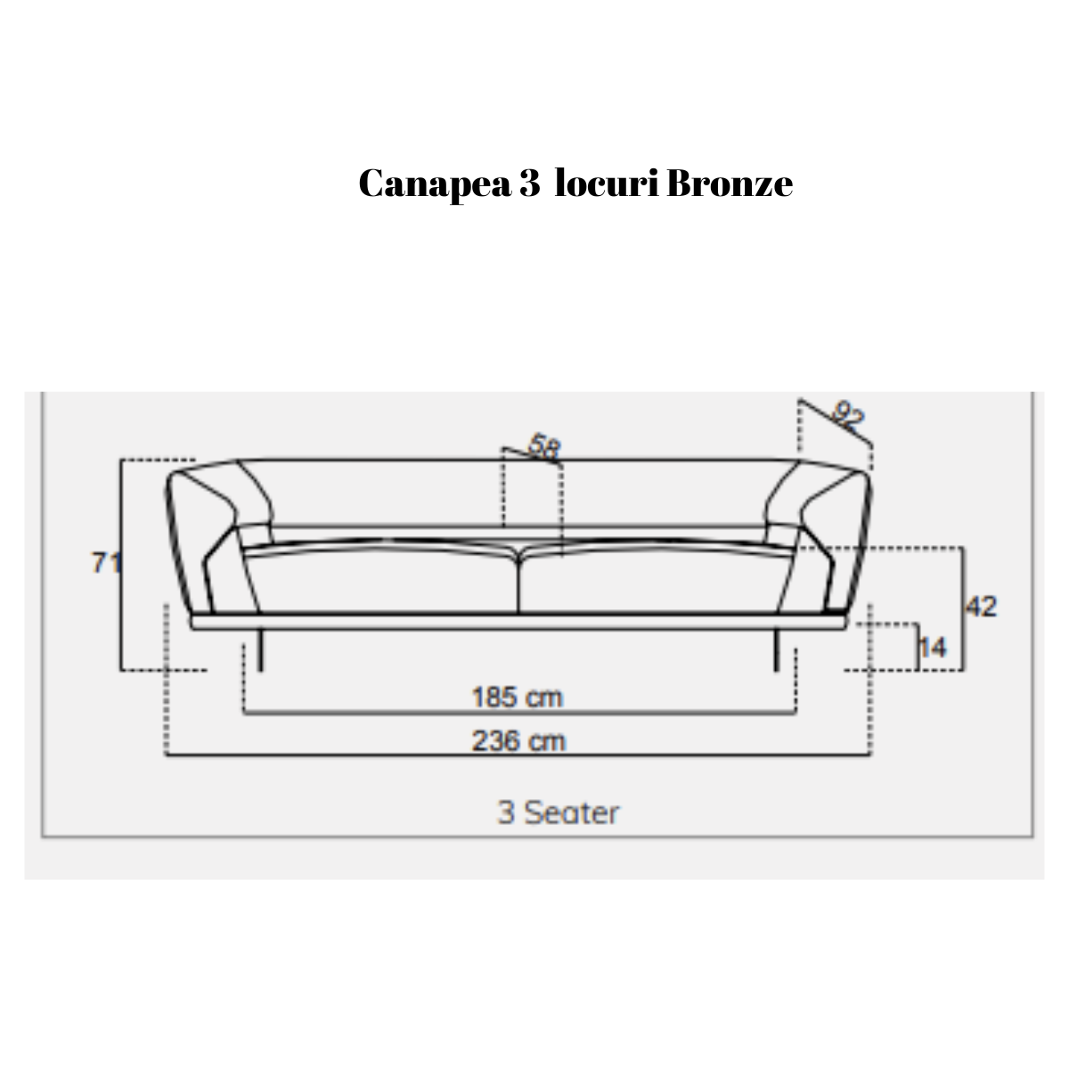 Colectia Moderna de Living si Dining, Bronze