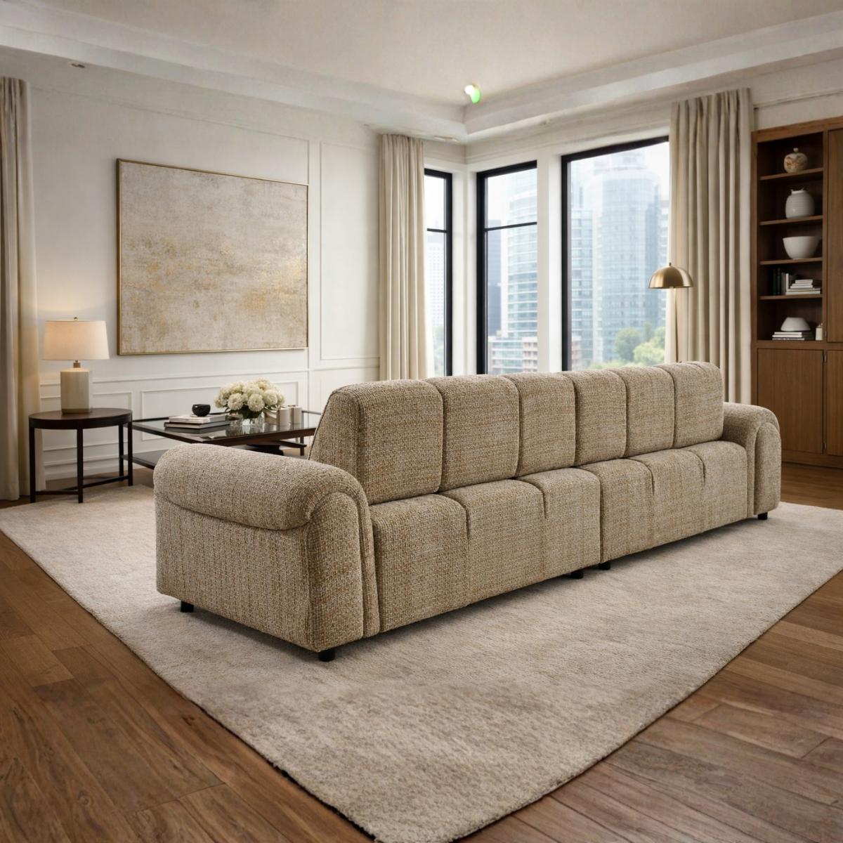 Canapea Bucle 3 locuri Lusso