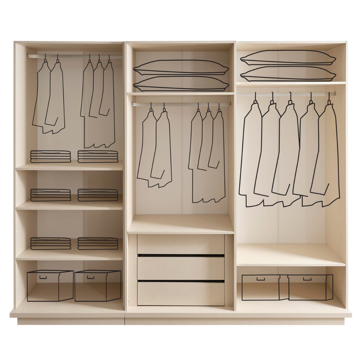 Dulap Modern cu 6 usi, Arven