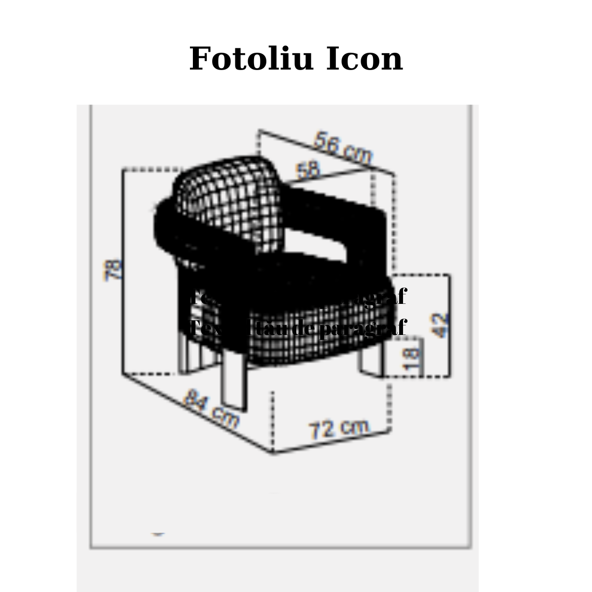 Colectia Moderna de Dining si Living, Icon